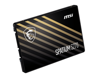 Твердотельный накопитель  240Gb SSD MSI SPATIUM S270 SATA III 2.5" R500Mb/s W450MB/s SPATIUM S270