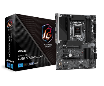 Материнская плата ASRock Z790 PG LIGHTNING/D4 LGA1700 4xDDR4 4xSATA 4xM.2 HDMI ATX