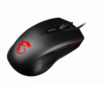 Мышь MSI Clutch GM40 Black GAMING Mouse USB2.0/кабель 2м/Вес 129г./Черный