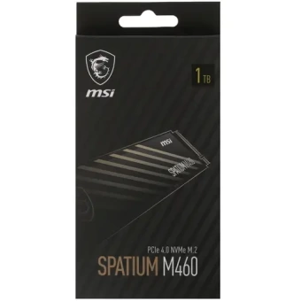 Твердотельный накопитель 1000Gb SSD MSI SPATIUM M460 M.2 NVMe R5000Mb/s W4500MB/s SPATIUM M460 HS