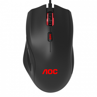 Мышь игровая AOC GM200 6 кн. 4200 dpi, USB2.0 кабель 1.8 м Черный GM200DREE