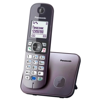 PANASONIC KX-TG6811 Р/Телефон, , DECT,металлик