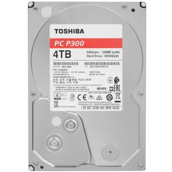 Жесткий диск HDD  4Tb TOSHIBA P300 SATA 6Gb/s 5400rpm 128Mb 3.5" HDWD240EZSTA