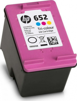 Cartridge HP Europe/F6V24AE/Ink/№652/tri-colour/5 ml