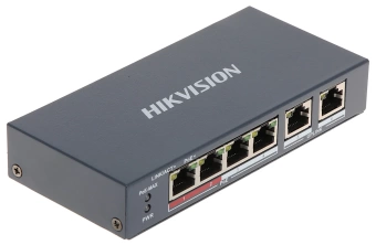 PoE-коммутатор Hikvision DS-3E0106P-E/M