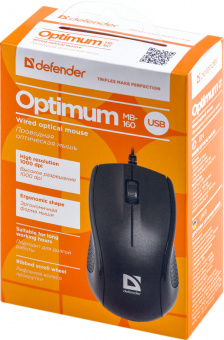 Мышь проводная Defender Optimum MB-160