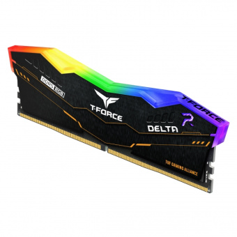 ОЗУ TEAM GROUP T-FORCE TUF GAMING DELTA, RGB, 16GB (1X16GB), DDR5, 6000MHZ, CL38, FF5D516G6000HC38A01